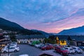 Sunrise over the Southern Alps, KÃâÃâÃÂ Tiritiri o te Moana, over lake Wakatipu Queenstown New Zealand