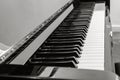 Shot of a piano keyboard Royalty Free Stock Photo