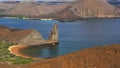 Shot of pinnacle rock in the galapagos islands Royalty Free Stock Photo