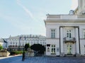 Shot of the Presidential Palace building in Warsaw, Poland Royalty Free Stock Photo