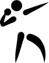 Shot put icon Royalty Free Stock Photo