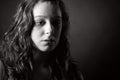 Shot of a Tearful Teenager Royalty Free Stock Photo