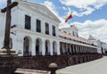 Carondelet Palace, the presidential palace, in the center of Quito, Ecuador Downtown Quito is a UNESCO heritage center