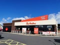 Shot of Tim Hortons restaurant on a sunny day.