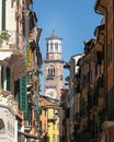 Torre Dei Lamberti through the streets