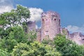 Ludlow Castle picture taken from Linney Royalty Free Stock Photo