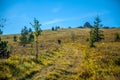 Shot of two cyclers cycling on the Karts  in Slovenia Royalty Free Stock Photo