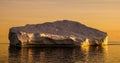 Iceberg during sunset in Greenland