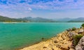 Khanpur Lake with Cyan Water