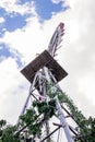 Shot of a weathervane on a summer day