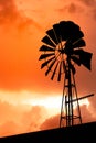 Shot of a Windmill during the late afternoon Royalty Free Stock Photo