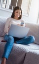 Shot of a young woman relaxing at home on the weekend Royalty Free Stock Photo