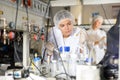 Shot of an young woman using equipment to work in a laboratory Royalty Free Stock Photo