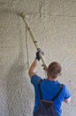 Shotcrete worker Royalty Free Stock Photo
