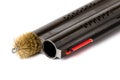 Shotgun barrel cleaning Royalty Free Stock Photo