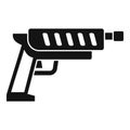 Shotgun blaster icon, simple style Royalty Free Stock Photo