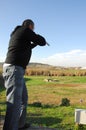 Shotgun events - trap Royalty Free Stock Photo