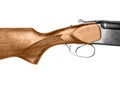 Shotgun firearm isolated on white background. trigger Royalty Free Stock Photo