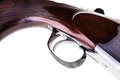Shotgun trigger isolated Royalty Free Stock Photo