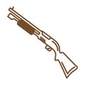 Shotgun. Vector illustration decorative design Royalty Free Stock Photo