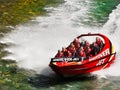 New Zealand Queenstown Jet Boat Ride Royalty Free Stock Photo