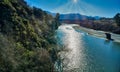 Lower Shotover River Coronet Peak Royalty Free Stock Photo