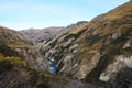 Shotover River at Skippers Canyon Road , Queenstown, New Zealand Royalty Free Stock Photo