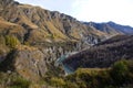 Shotover River at Skippers Canyon Road , Queenstown, New Zealand Royalty Free Stock Photo