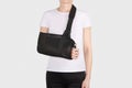 Bandage on the shoulder joint scarf with additional fixation. Deso`s Handwrap. Supports & Immobilizers. Orthopedic medical Brac