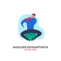 Shoulder osteoarthritis icon