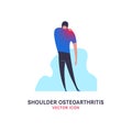 Shoulder osteoarthritis icon