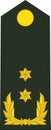 Shoulder pad military NATO officer insignia of the Dutch GENERAAL-MAJOOR MAJOR GENERAL