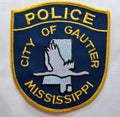 The shoulder patch of the Gautier Police Department in Mississippi