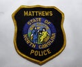 The shoulder patch of the Matthews Police Department in North Carolina