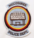 The shoulder patch of the Miccosukee Police Department in Florida, USA Royalty Free Stock Photo
