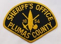 The shoulder patch of the Plumas County Sheriff Department in California, USA
