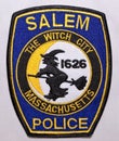 The shoulder patch of the Salem Police Department in Massachusetts