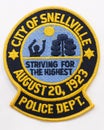 The shoulder patch of the Snellville Police Department in Georgia, USA
