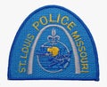 The shoulder patch of the St Louis Police Department in Missouri