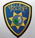 The shoulder patch of the Vallejo Police Department from California Royalty Free Stock Photo