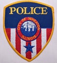 The shoulder patch of the Wheaton Police Department in Illinois