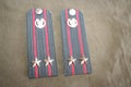 Shoulder straps Lieutenant Colonel of the Russian army