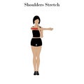 Shoulders stretch exercise
