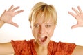 Shouting girl Royalty Free Stock Photo