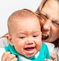 Shouting little girl Royalty Free Stock Photo