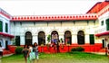 Shovabazar Rajbari in Kolkata during Durga Puja