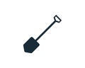 Shovel of Gardening Equipment Icon Vector Logo Template Illustration Design Royalty Free Stock Photo