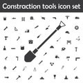 Shovel icon. Constraction tools icons universal set for web and mobile Royalty Free Stock Photo
