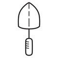 Shovel icon design. Gardening flat icon.