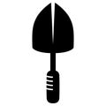 Shovel icon design. Gardening flat icon.